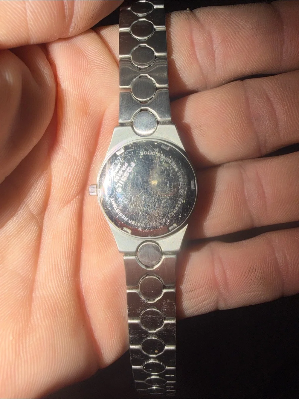 FOSSIL Two-Tone Stainless Steel Watches - CONSOL ENERGY; coal mine (2006 rare)